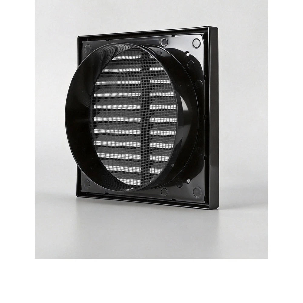 Square Pipe Rainproof Ventilation Louver Grille for Kitchen