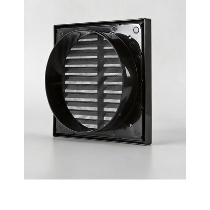 Square Pipe Rainproof Ventilation Louver Grille for Kitchen