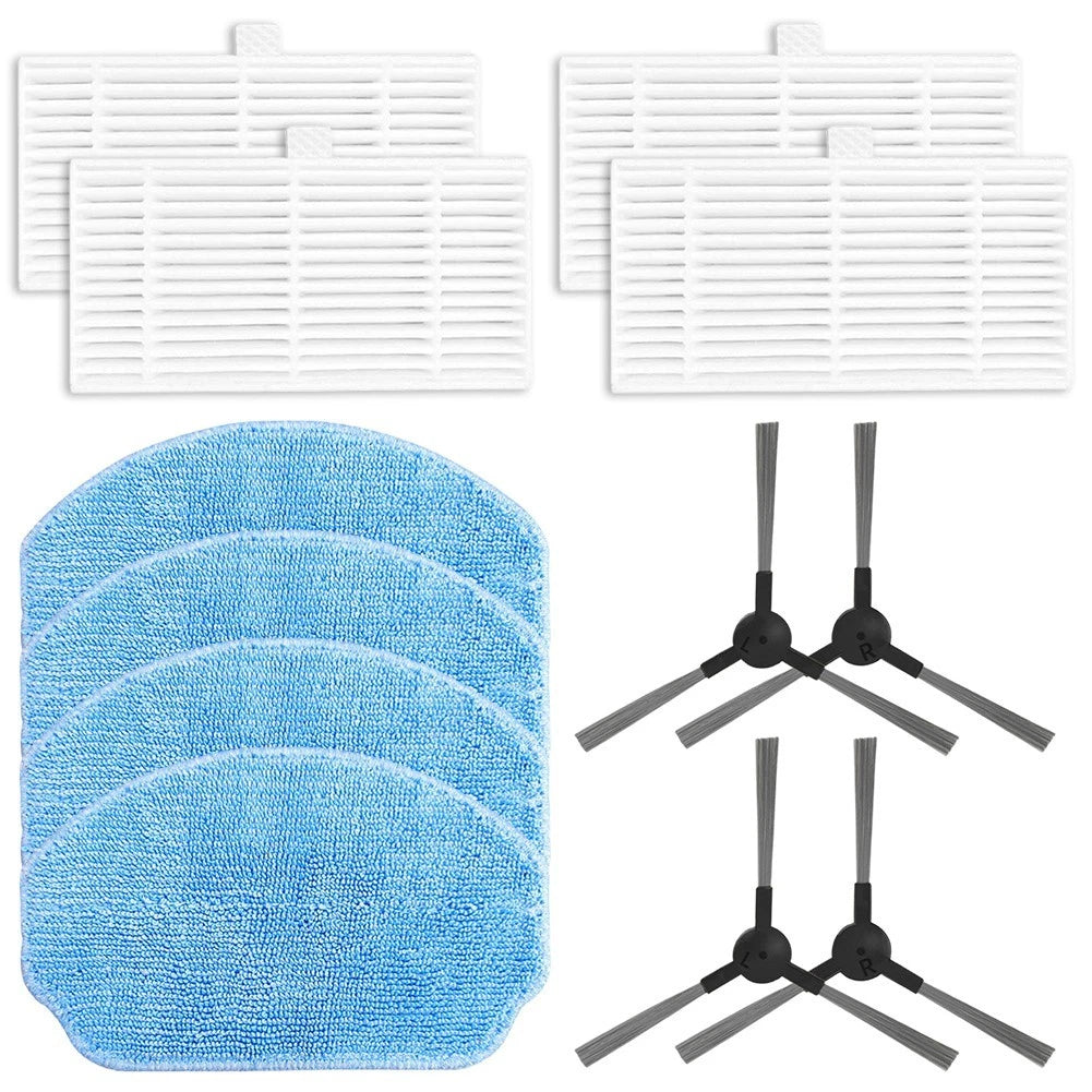 Mop Cloths and Filter Set for Nedis WIFIVCB01 (No Year Range)