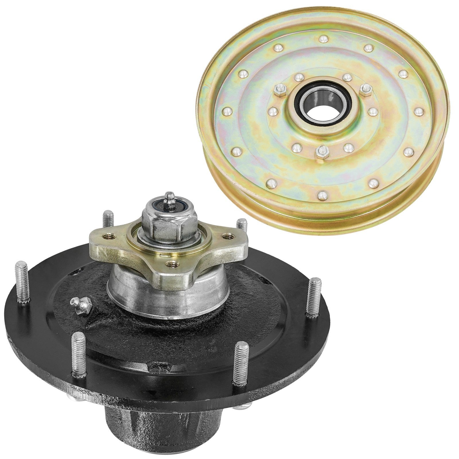Deck Spindle and Pulley Replacement for John Deere ZTrak Z955R Z975M (2017–2022)