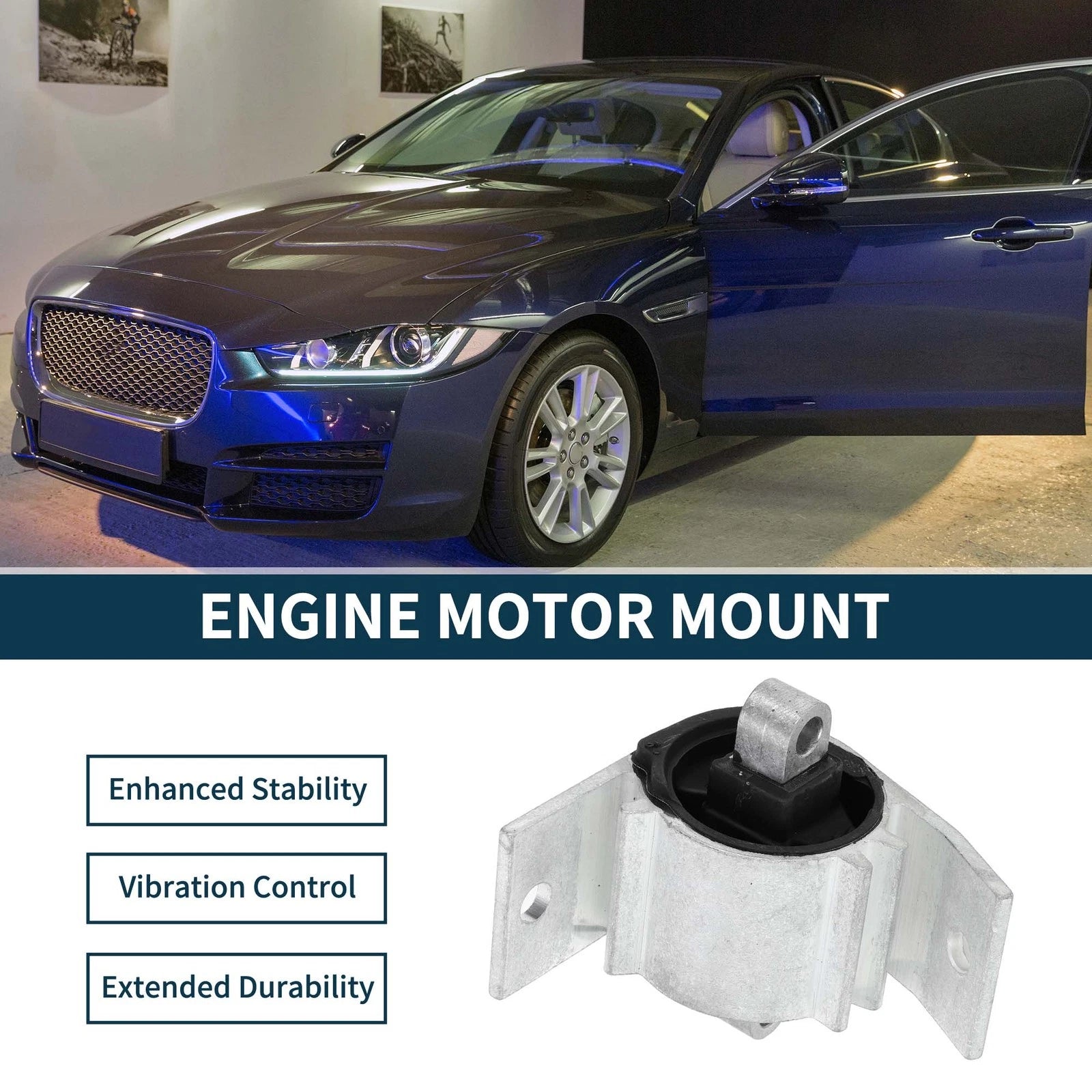 Front Right Engine Transmission Mount for Jaguar F-PACE X761 (2018–2019)