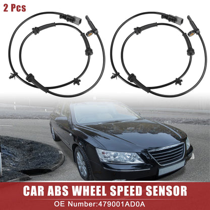 2 Pcs ABS Wheel Speed Sensor for Nissan Murano (2010–2014) No. 479001AD0A