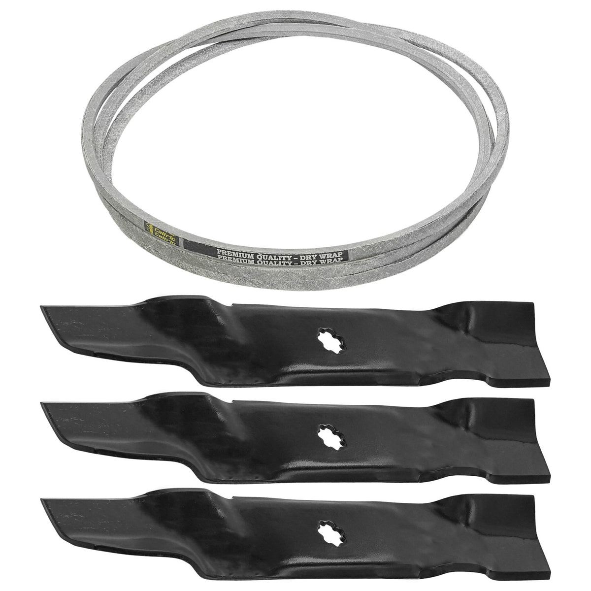 Deck Blade and Drive Belt Replacement for John Deere 145 155C (2010–2010)