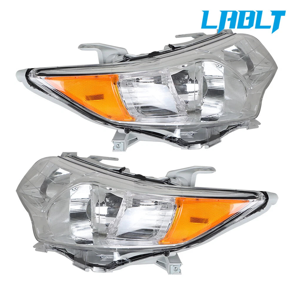 LABLT Left & Right Halogen Projector Headlight for Toyota Camry (2012–2014)