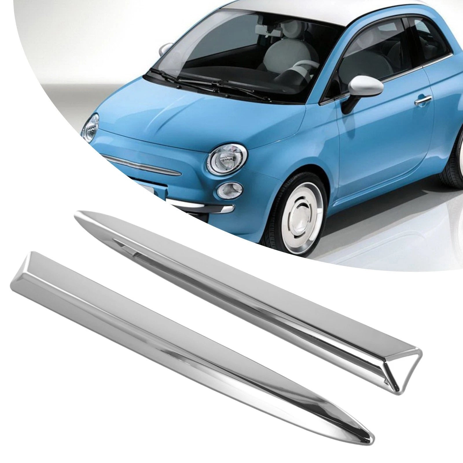 Chrome Front Bumper Trim for Fiat Series (2007–2015)