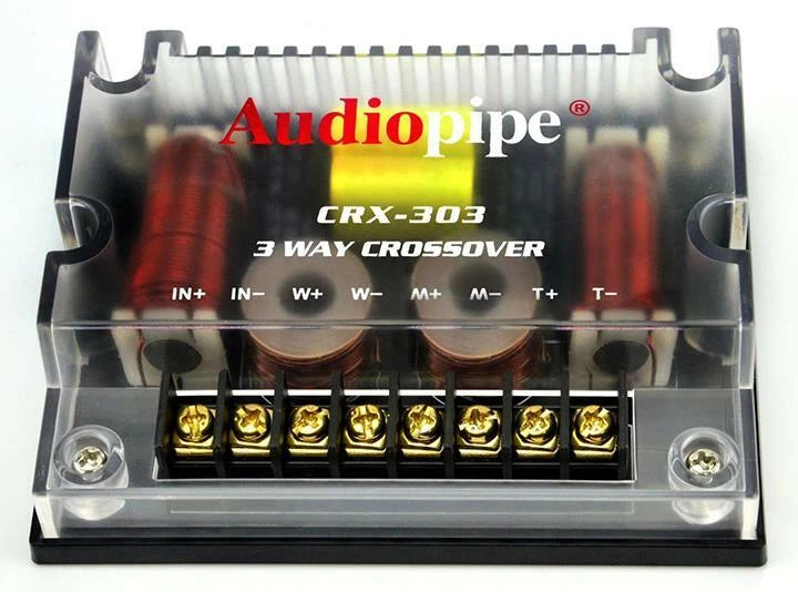 2X Audiopipe 3 Way Crossover CRX-303 300W Passive 4 Ohm for Car Audio