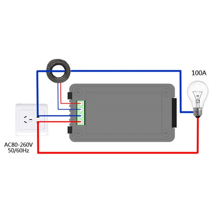 LCD Power Meter for Energy Consumption Tracking