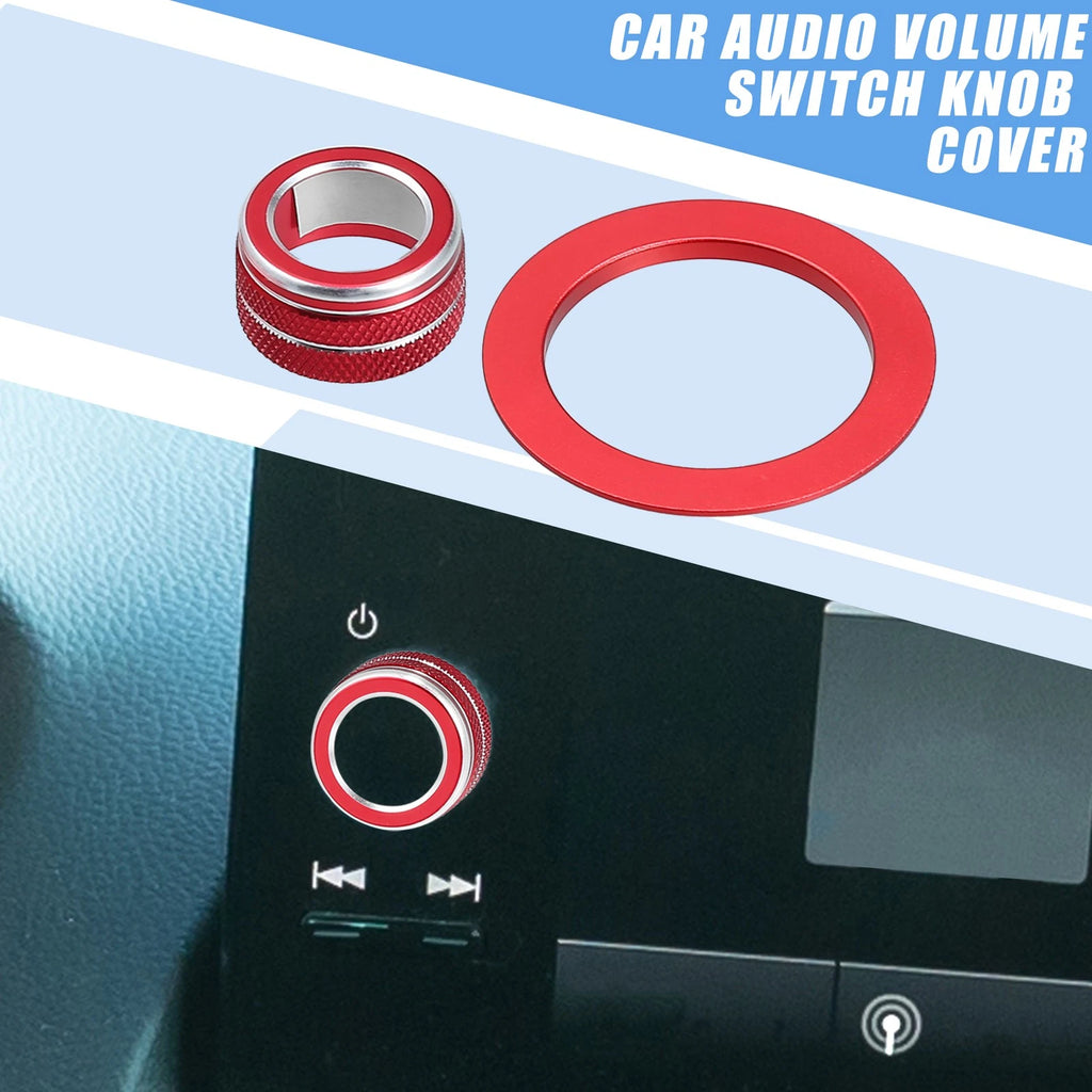 Media Volume Switch Knob Cover with Engine Start Button for Honda Civic 2022