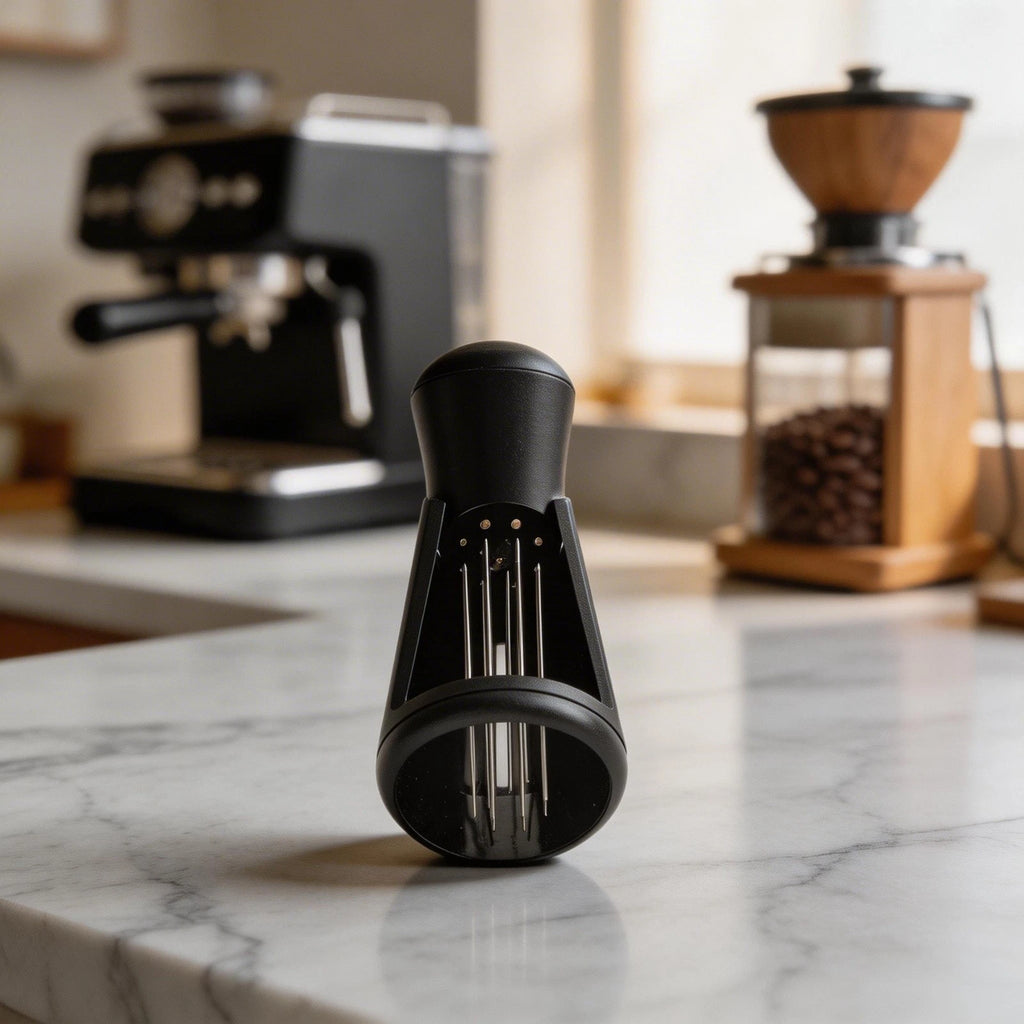 Stainless Steel Espresso Tamper Tool with Stand