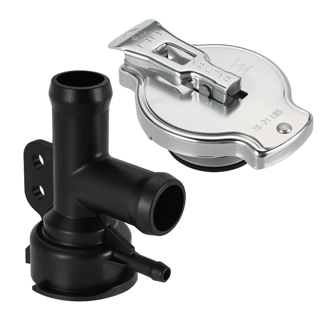 Radiator Coolant Filler Neck & Cap for Polaris Snowmobile (5433364, 2511256)
