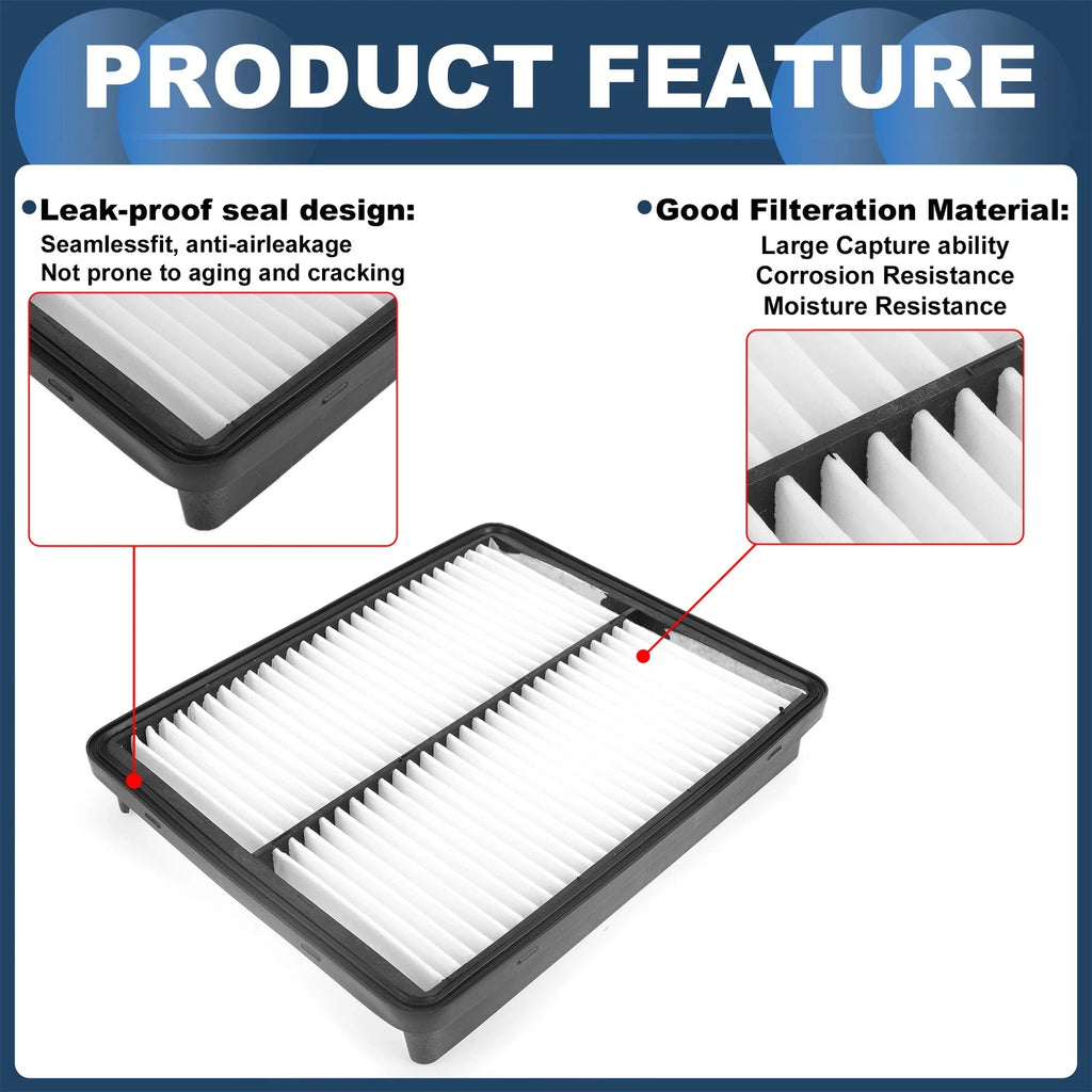 Car Engine Air Filter No. 281132P100 for Kia Optima (2012–2015) 1 Pc