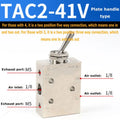 2 Position Pneumatic Push Valve for TAC2 Series