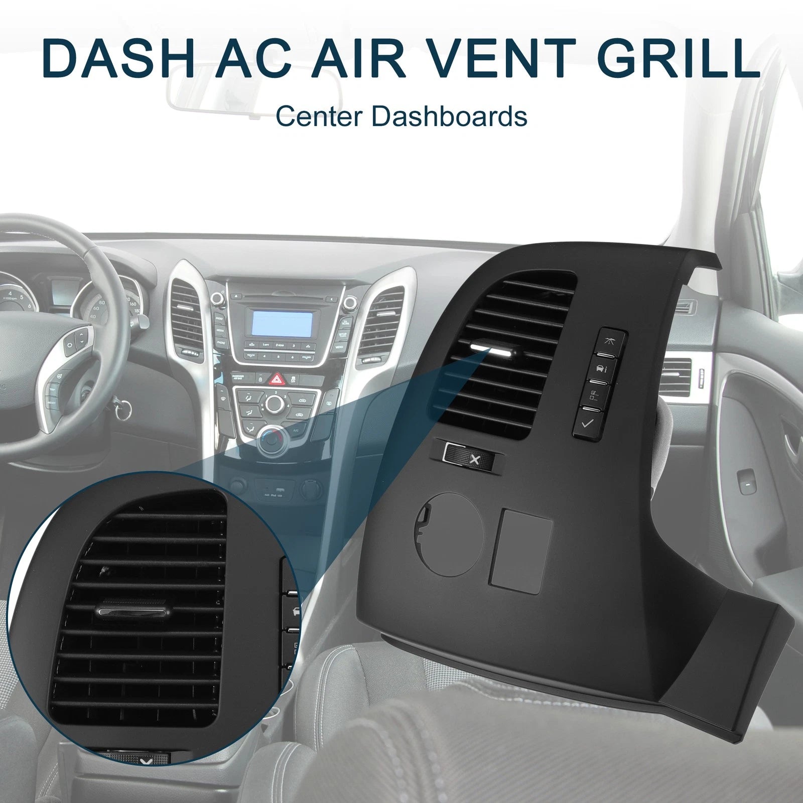 Air Vent Grille Panel AC for Chevrolet Silverado 1500 (2007–2014)