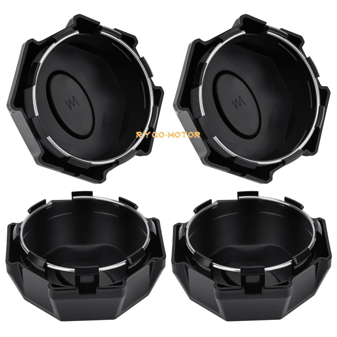 Set of 4 Wheel Rim Caps for Polaris Ranger XP 900, Ranger Crew XP 900 (2013–2019)