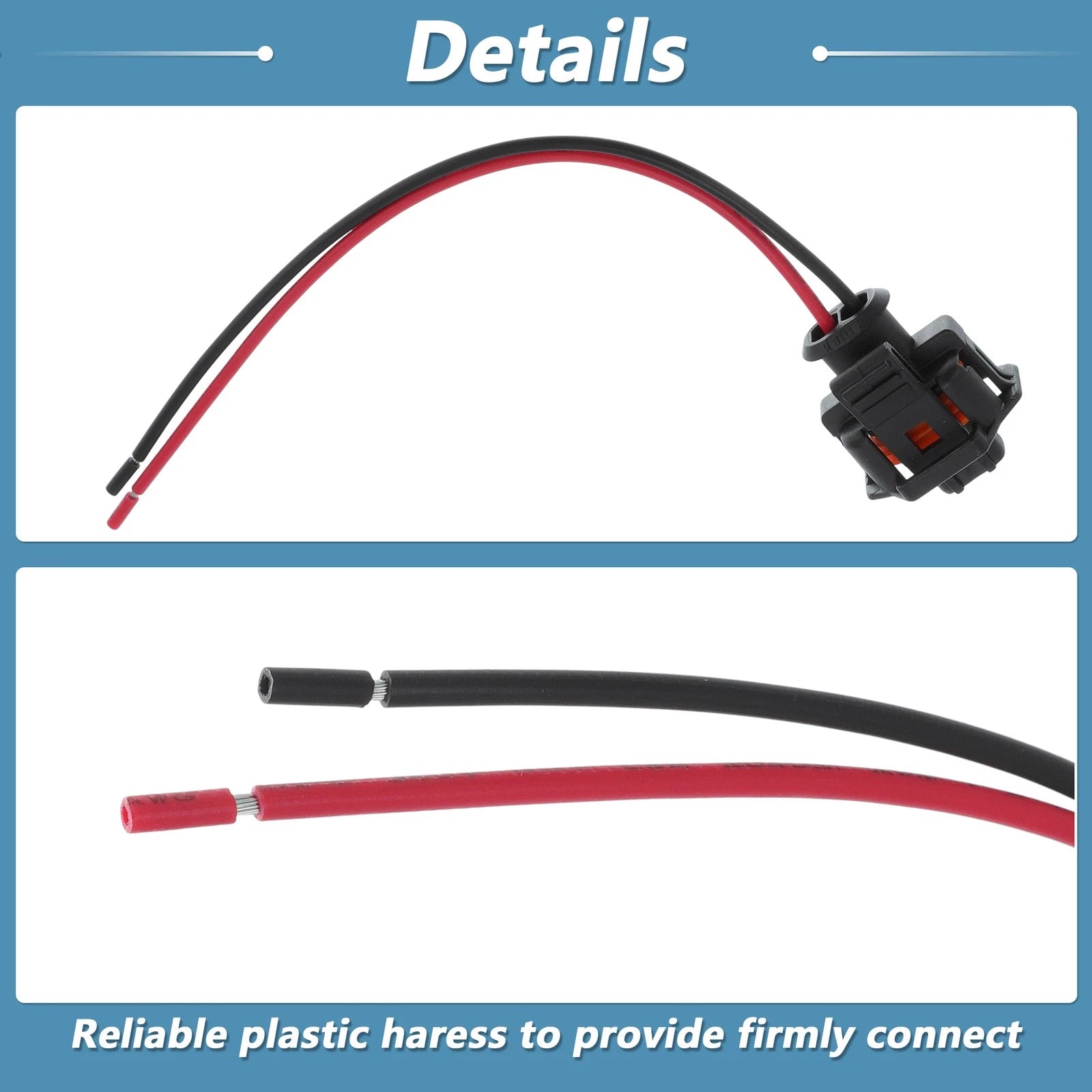Engine Coolant Temperature Sensor Connector for Buick (88953309/S-102)