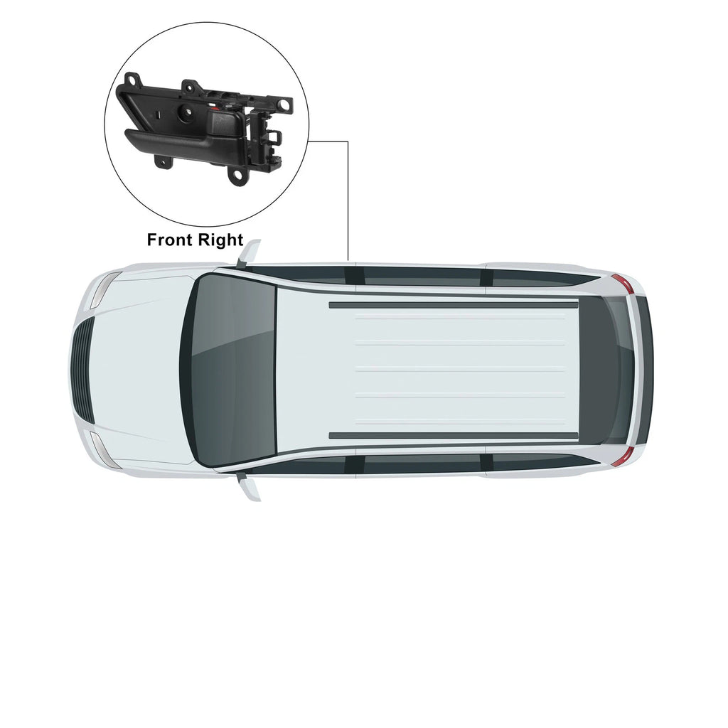 Front Right Passenger Side Interior Door Handle for Hyundai Veracruz (2007–2012)