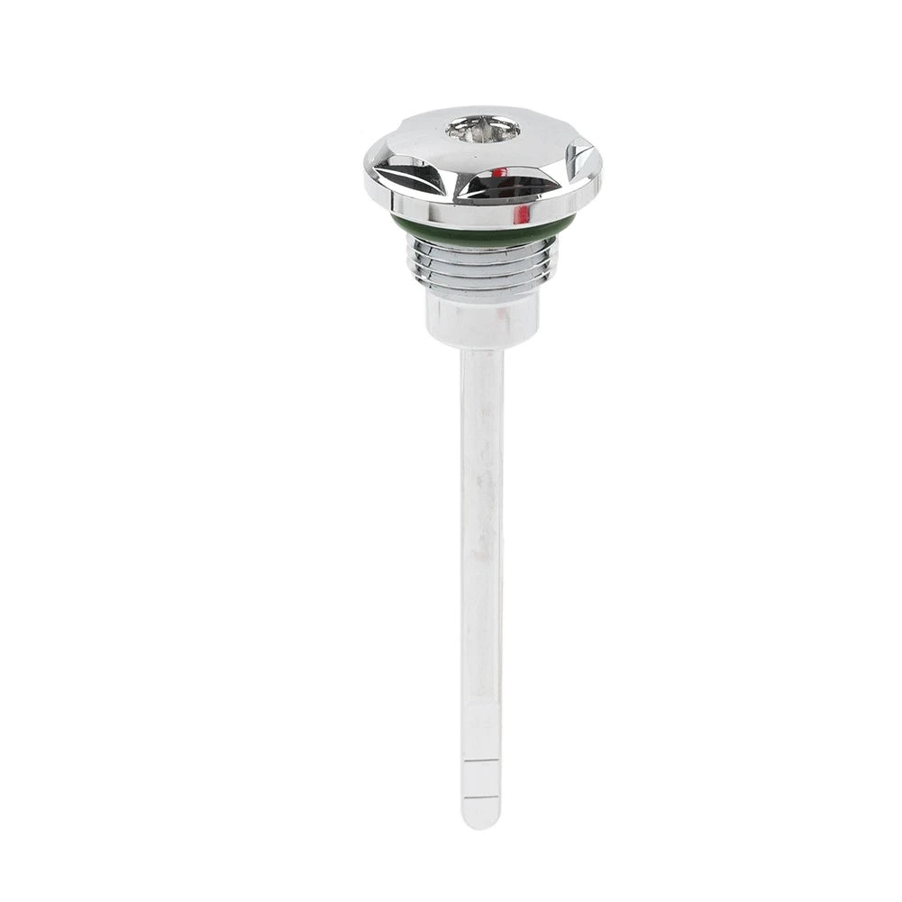 Chrome Dipstick Transmission Oil Fill Plug for Harley Dyna Softail Touring