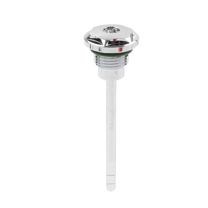 Chrome Dipstick Transmission Oil Fill Plug for Harley Dyna Softail Touring