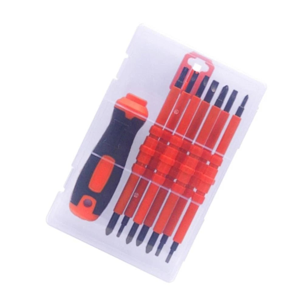 8-Piece Insulated Screwdriver Set for Household Electrical Use