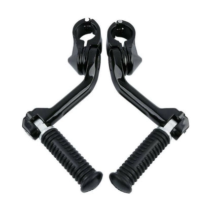 1-1/4" Highway Small Footpeg Long Angled Mount for Harley Honda VT600 Suzuki