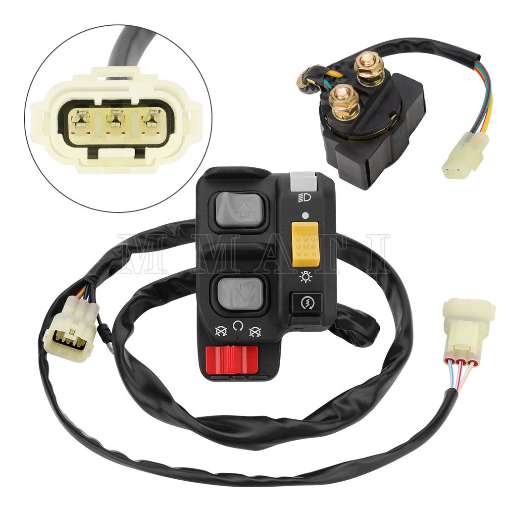 Handlebar Kill Switch & Starter Relay for Honda Foreman 450 TRX450FE/ES (1998–2004)