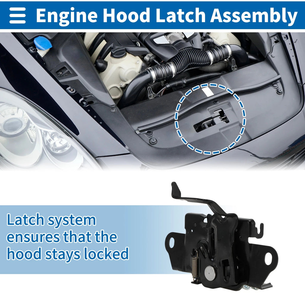 Hood Latch Assembly OEM Replacement for Mazda 6 (2014–2017)