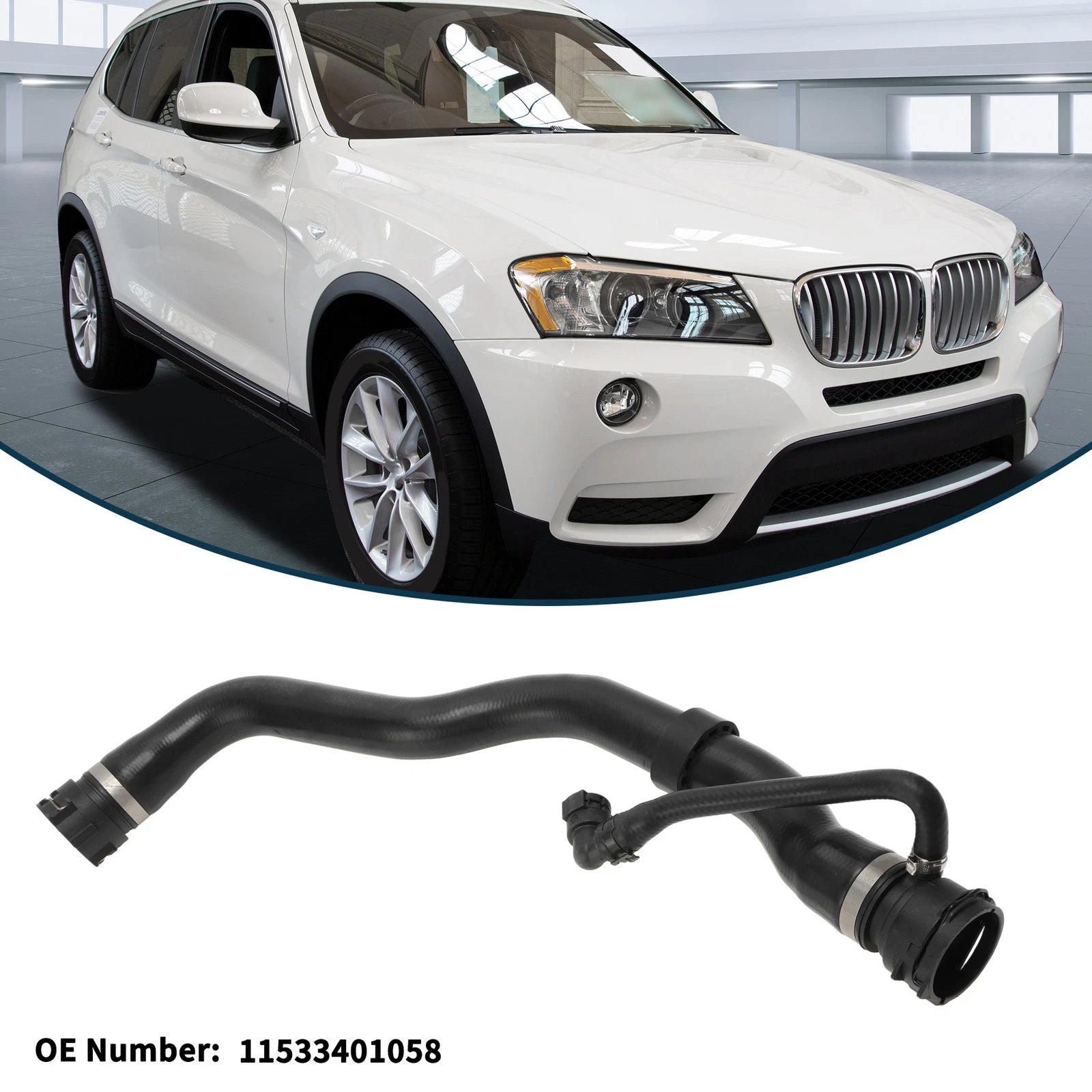 Radiator Hose for BMW X3 (E83) 3.0d Cooling Liquid Pipe (2004–2008)