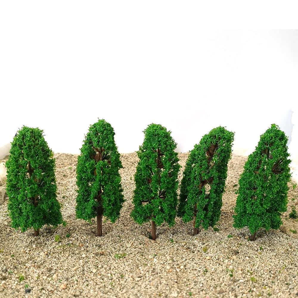 20Pcs Miniature Model Trees for Train Railroad Layout Diorama Scale