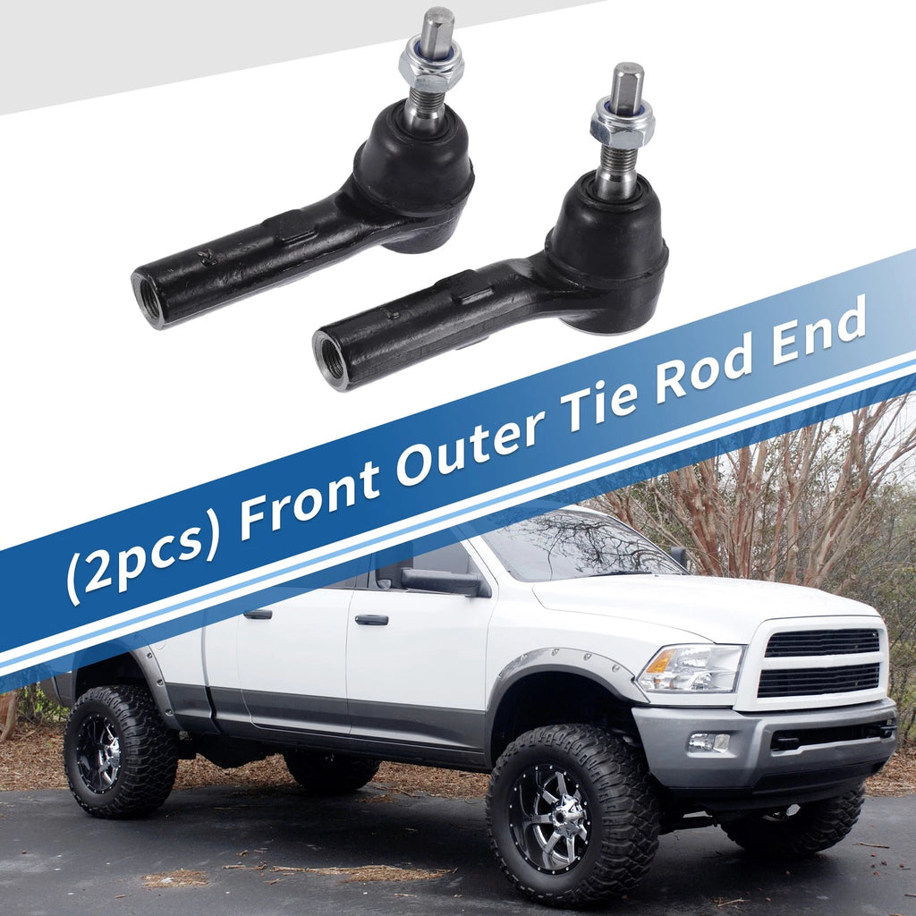 2X Front Outer Tie Rod End Links for Dodge Dakota (2000–2004) No. ES3572/ES3573