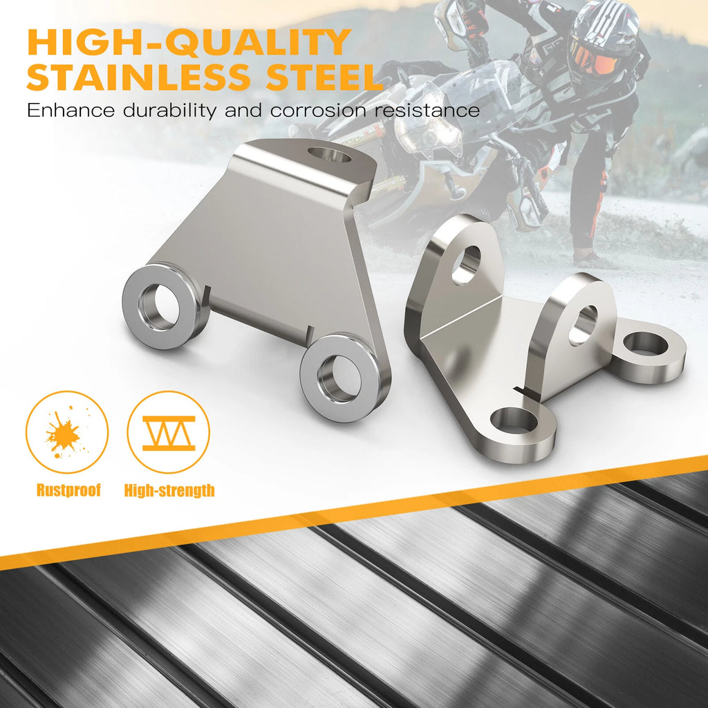 Pair Footpeg Lowering Bracket Drop for Yamaha Tenere 700 (2019–2024)