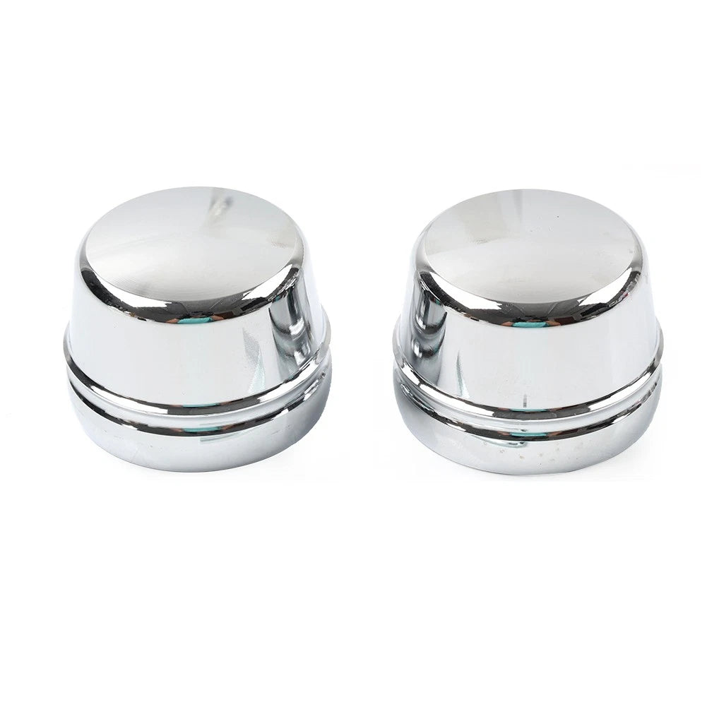 Front Axle Cap Nut Covers for Harley Touring Road King Electra Glide (2000–2007)