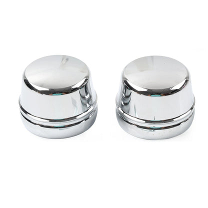 Front Axle Cap Nut Covers for Harley Touring Road King Electra Glide (2000–2007)