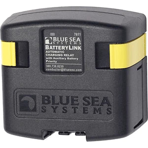Blue Sea 7611 DC BatteryLink Automatic Charging Relay 120 Amp for Marine Applications