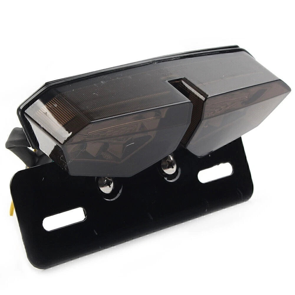 Motorcycle License Plate Holder Bracket with Tail Light for Motorcycle