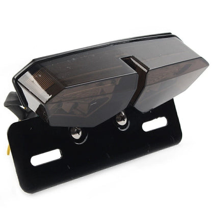 Motorcycle License Plate Holder Bracket with Tail Light for Motorcycle