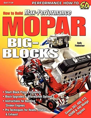 Mopar Build Max Performance for Mopar 383 400 413 440 Wedge (1962–1978)