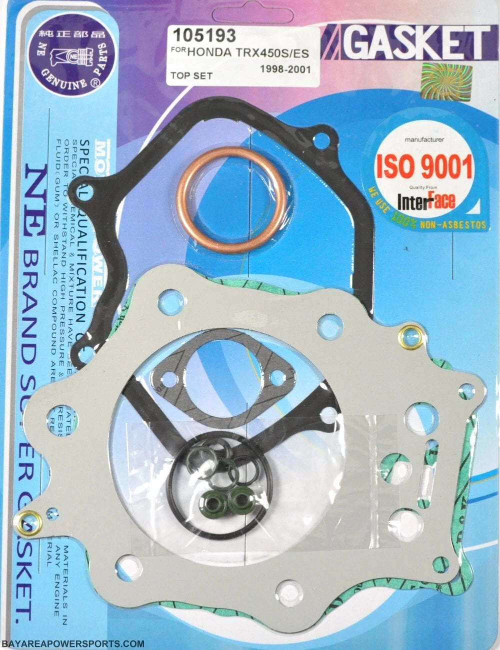 Top End Gasket Kit for Honda TRX 450S 450ES FM Foreman 4X4 (1998–2004)