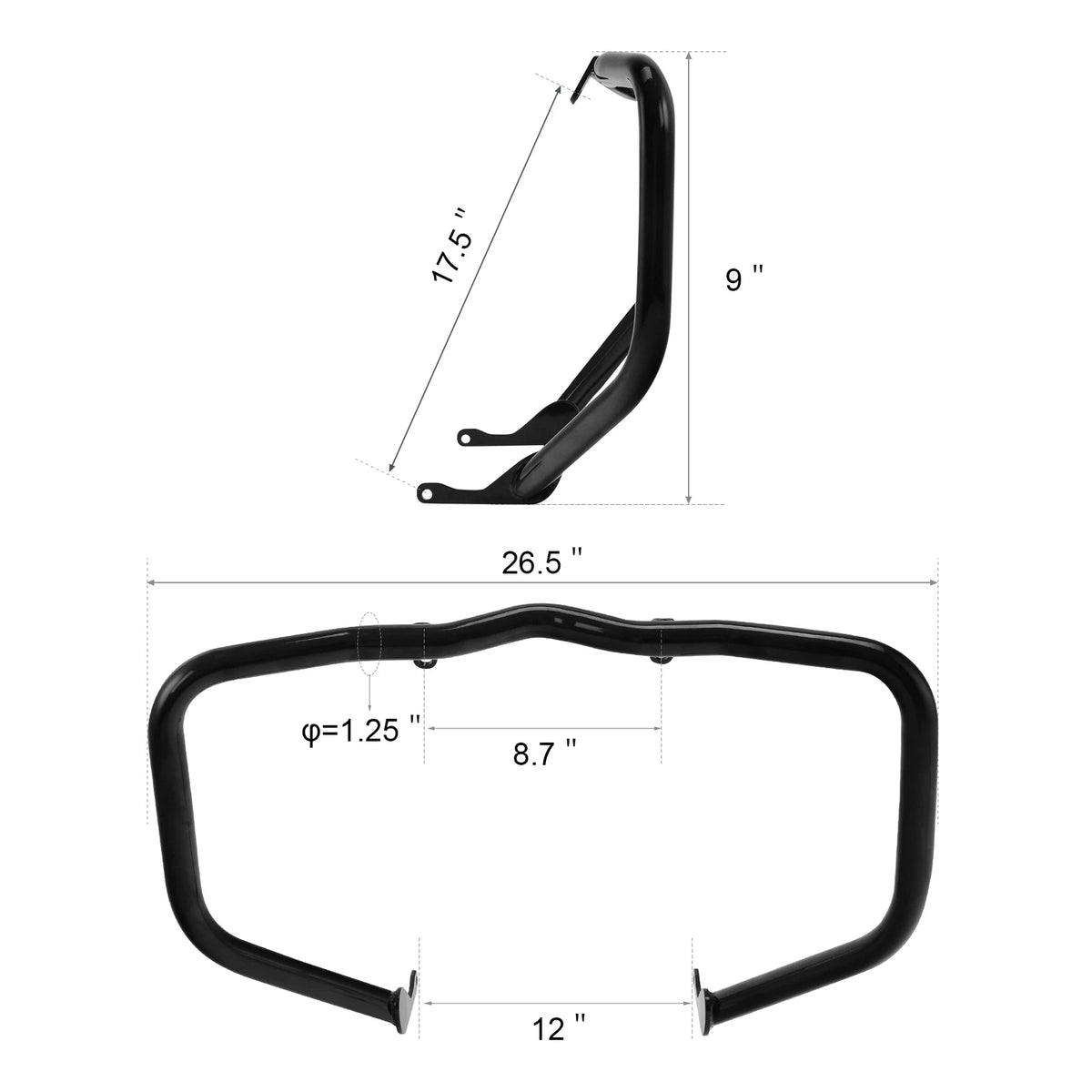 Engine Guard Crash Bar & Lower Fairing Cover for Harley Nightster RH975 (2022–2025)