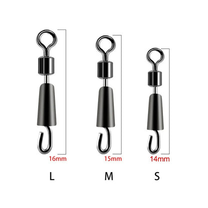 20-Piece Quick Change Bait Ring Tackle Connectors for Carp Fishing Lines