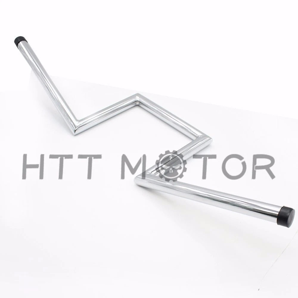 8" Rise 4" Pullback Ape-Hanger Z-Bars for Harley XL Sportster Dyna