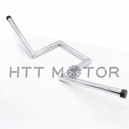 8" Rise 4" Pullback Ape-Hanger Z-Bars for Harley XL Sportster Dyna