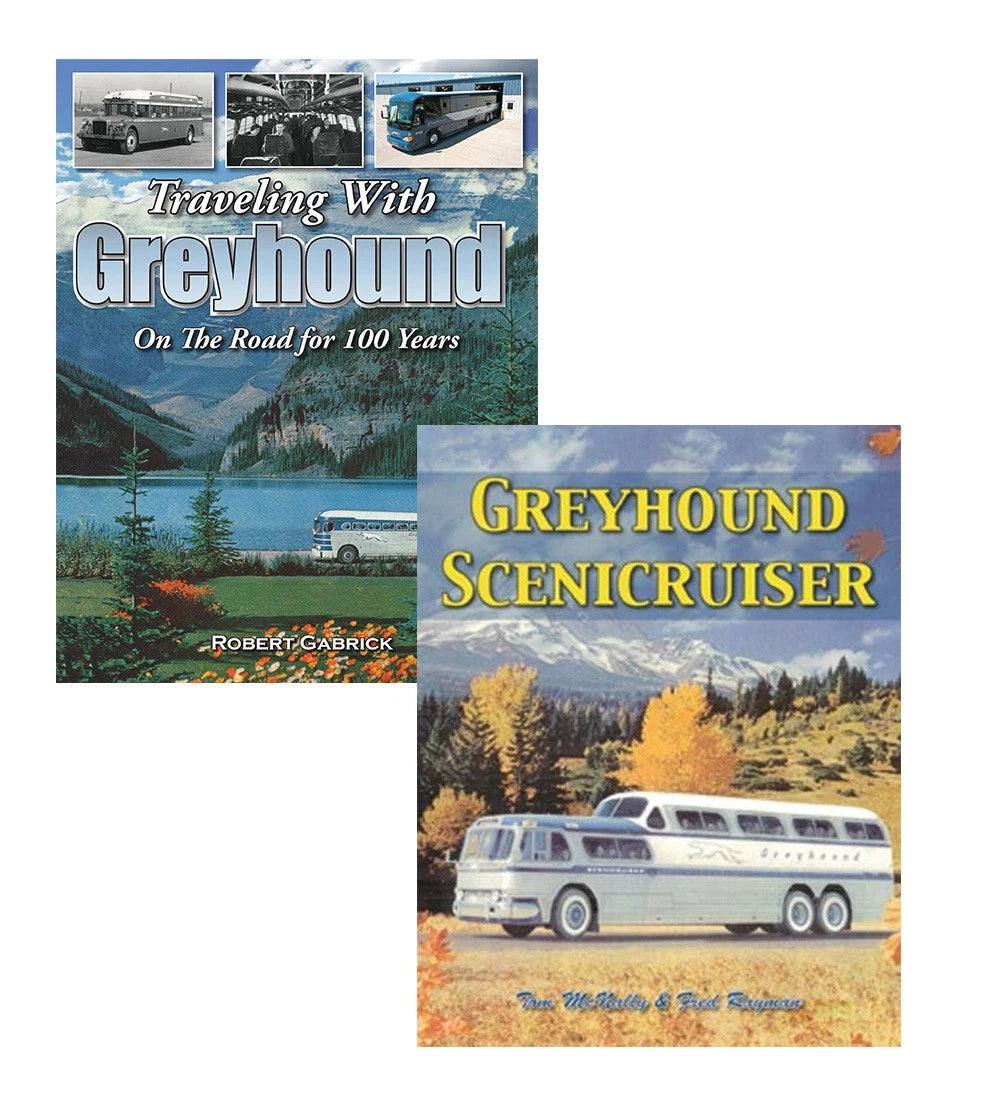 2-Book Set: Greyhound Scenicruiser PD-4501 & Bus History