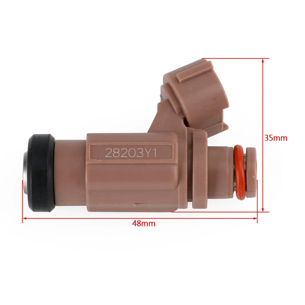 Set of 4 Fuel Injectors for Yamaha PWC FX SX AR VX (212, 232, 1000, 1100)