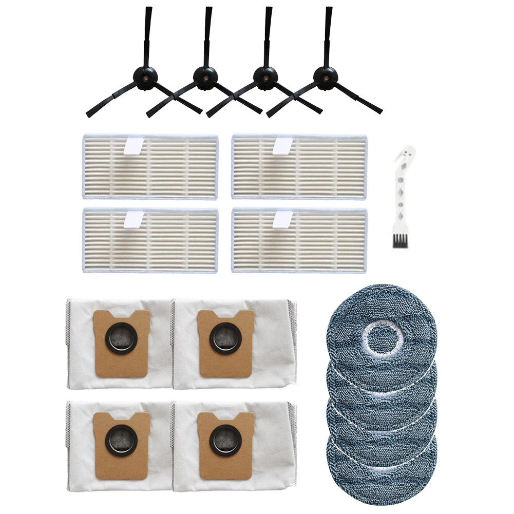Robot Vacuum Kit Replacement Parts - Leak-proof Dust Bags (3.3L Capacity)