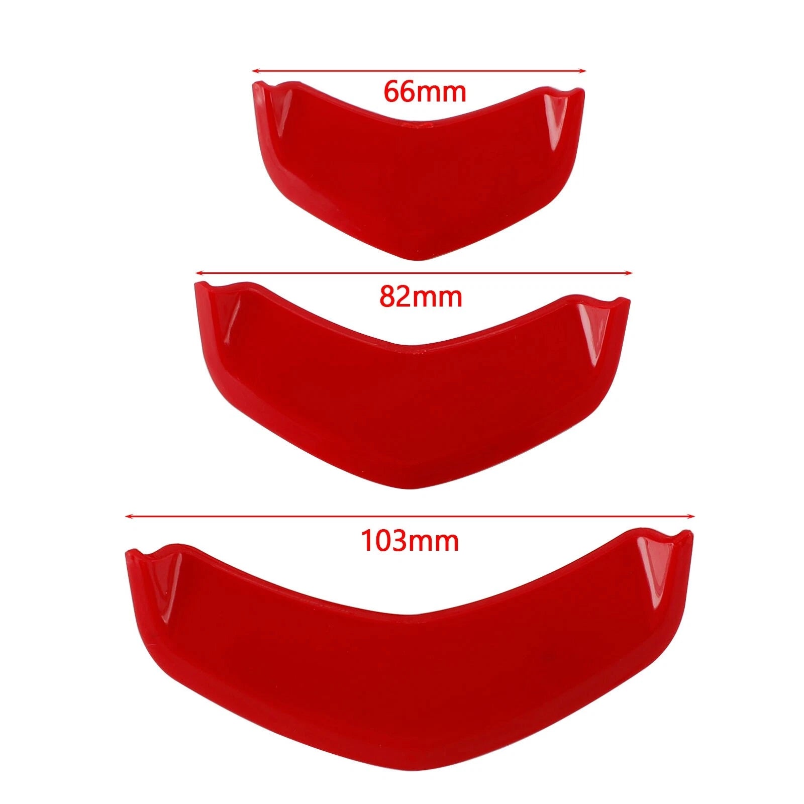 Front Horn Cover Trim for Vespa Sprint 300, GTS 300, GTV (2014–2023) Red T9