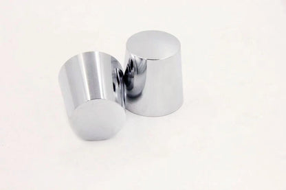 Billet Chrome Handle Bar Ends for Suzuki GSXR 1000, Yamaha R1, R6 (2000–2023)