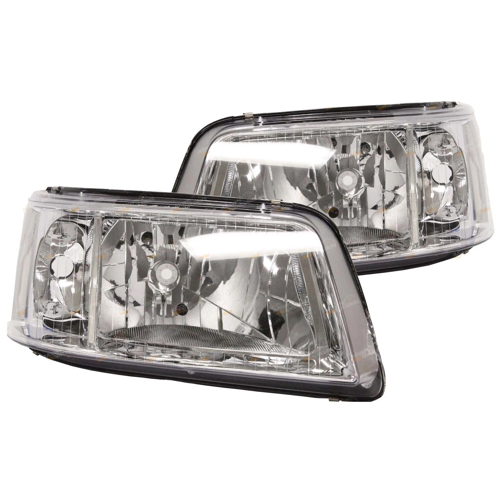 Clear Headlights Pair for VW Transporter T5 (2004–2009) L+R