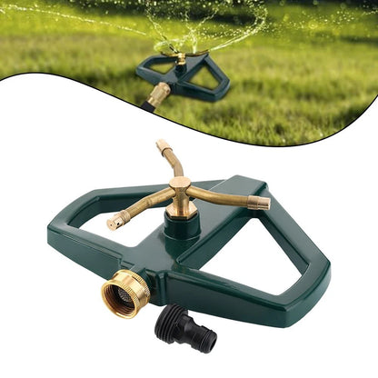 360-Degree Brass Nozzle Lawn Sprinkler for Garden Irrigation