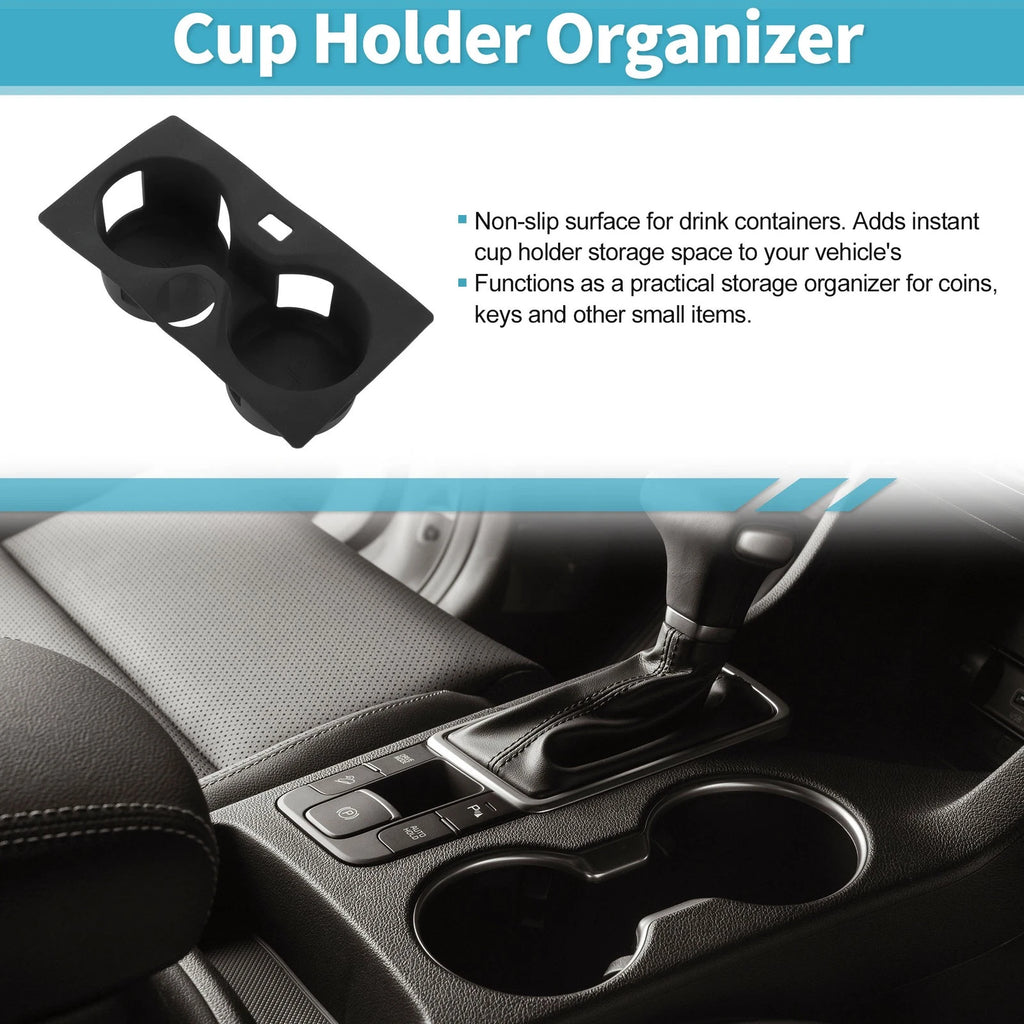 Center Console Cup Holder Organizer for BMW X5 G05 2019–2023 Silicone