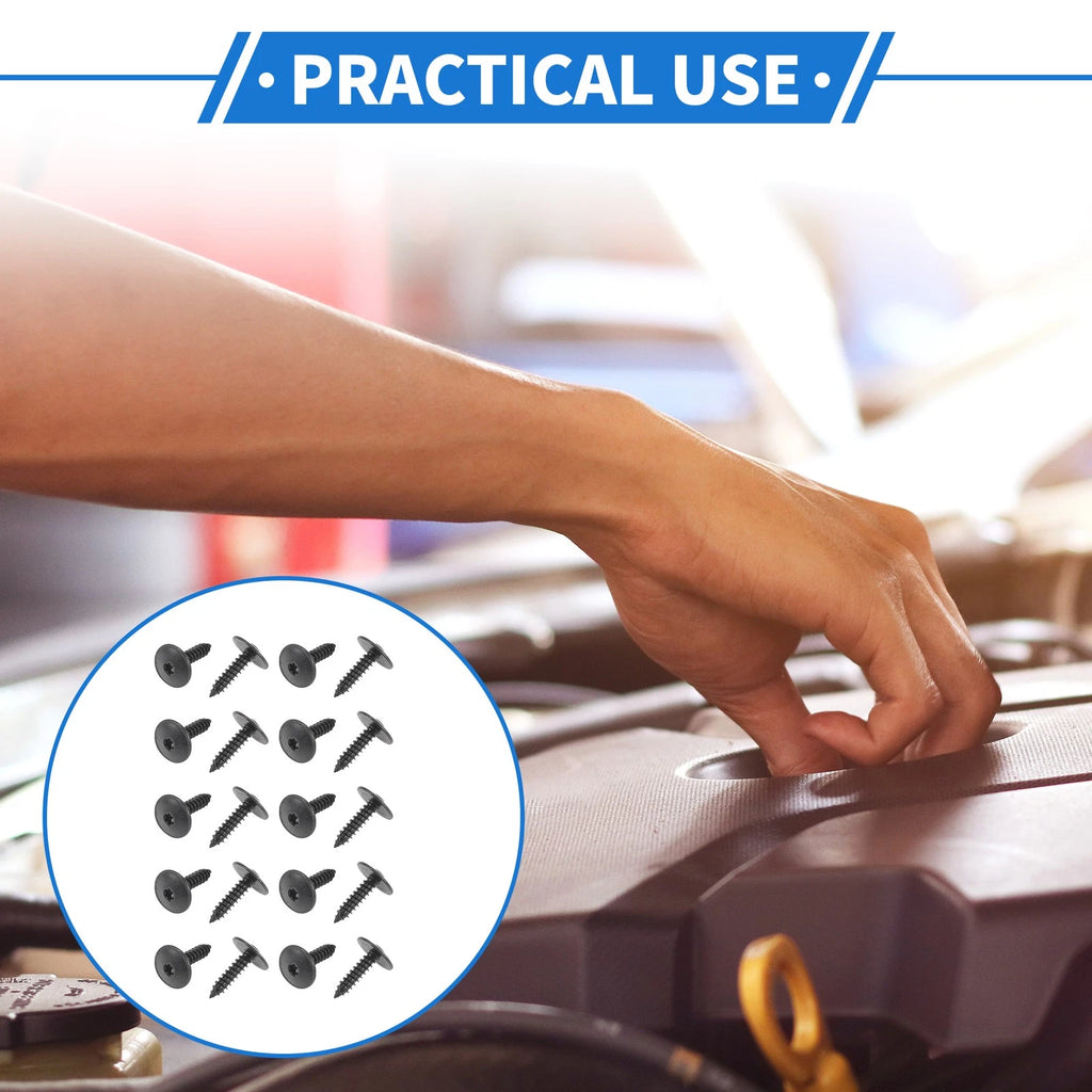 20 Pcs Fender Liner Splash Shield Screw for Audi A4 (1996–2016)